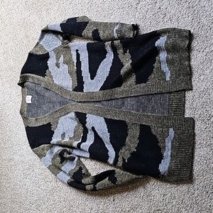 Camo Cardigan